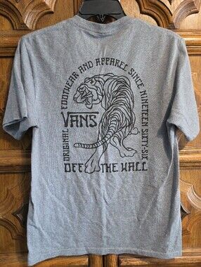 Vans Youth Light Gray 'Off The Wall' Short Sleeve Tee